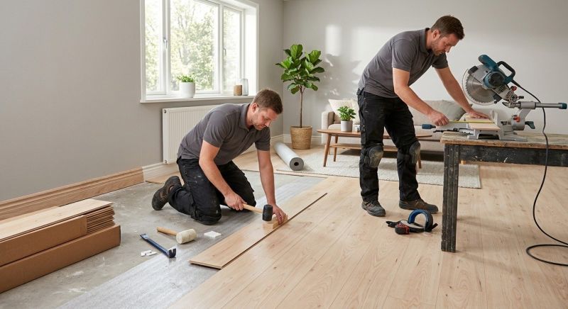 Laminate Floor Installation in Girard, OH