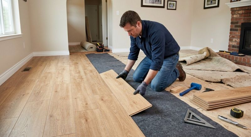 Laminate Floor Remodeling in New Castle, PA