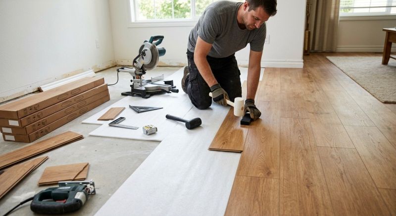 Laminate Floor Replacement in Brookfield, OH