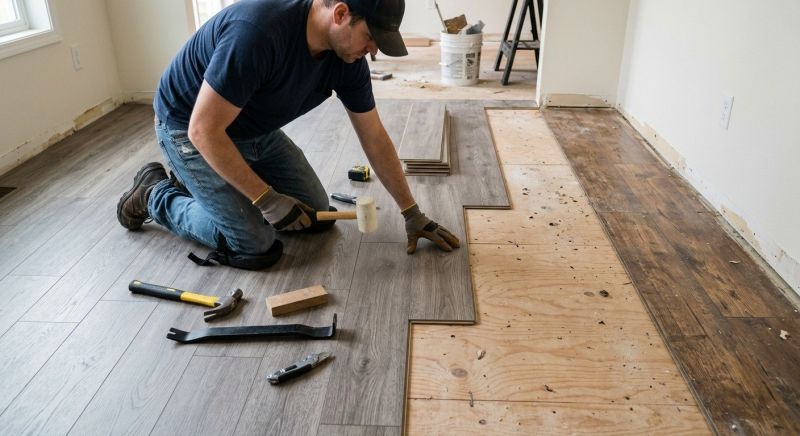 Laminate Floor Replacement in New Middletown, OH