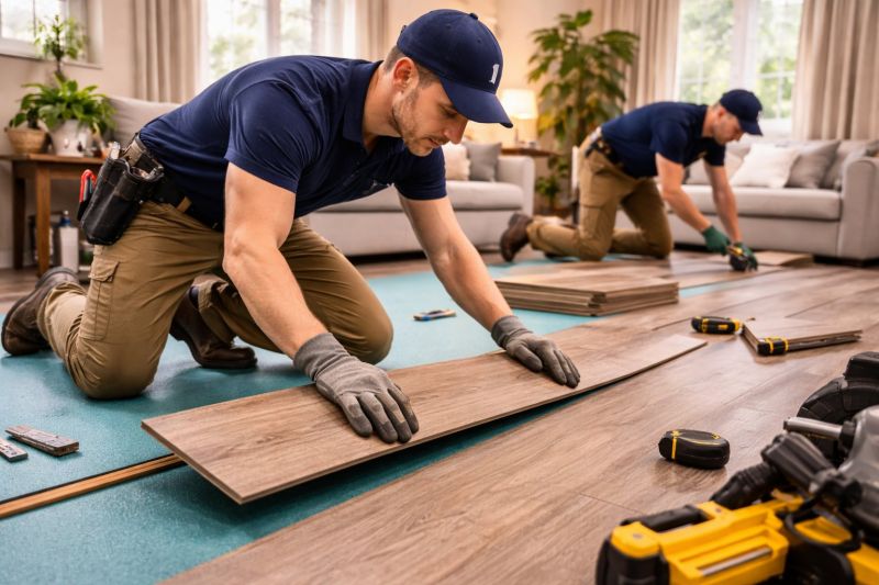 Laminate Floor Replacement in Struthers, OH