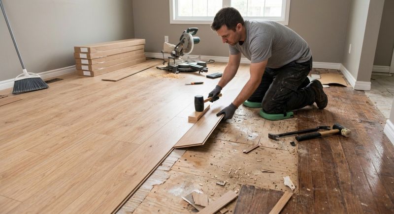 Laminate Floor Replacement in Youngstown, OH