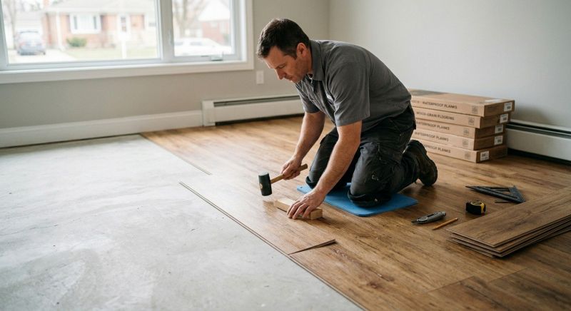 Linoleum Floor Installation in Mars, PA