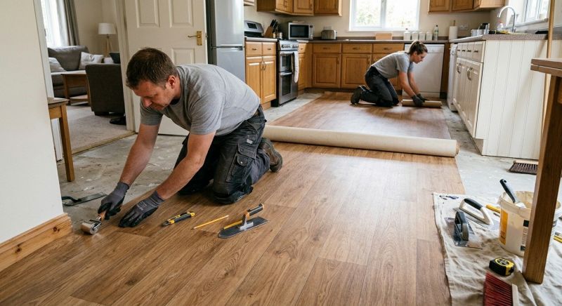 Linoleum Flooring Replacement in New Castle, PA