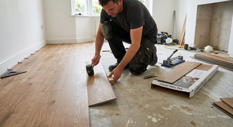 Luxury Vinyl Tile Installation in Harmony, PA