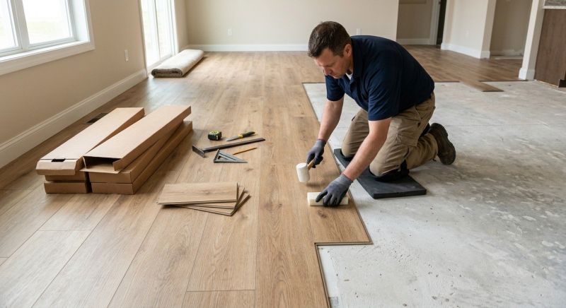 Luxury Vinyl Tile Installation in New Castle, PA