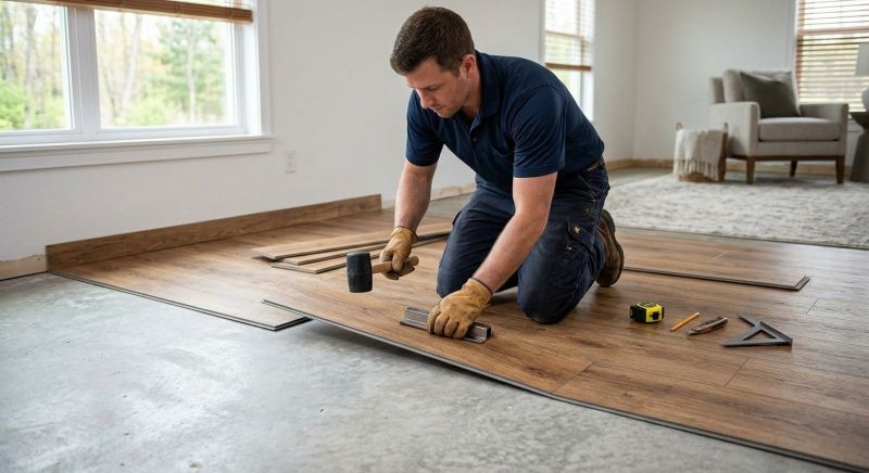 Luxury Vinyl Tile Installation in Vienna, OH