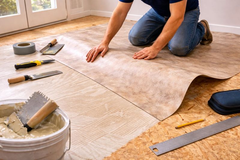 Sheet Vinyl Installation in Struthers, OH