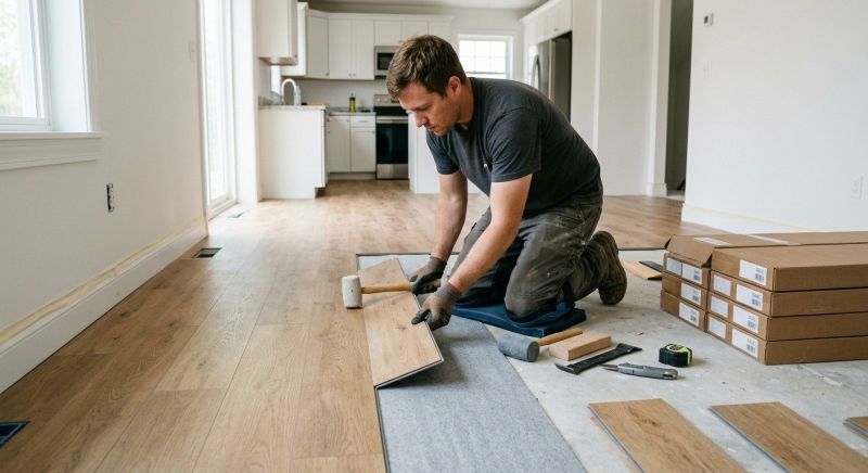 Vinyl Plank Floor Installation in New Castle, PA